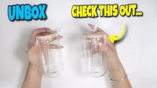 Drinking Glasses with Bamboo Lid