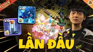 STARS Lần Đầu Ti&ecirc;n Đ&aacute;nh Rồng Điện Với Vật Tổ TH18 Attack Clash of clans | Akari Gaming