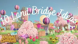 10 идей для наземных мостов // Animal Crossing New Horizons