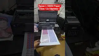 Epson L18050 A3 photo pvc Card Waterproof printing #12x18printer #mobileprinter #A3printer