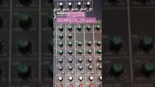 Yamaha Mg166cx 16 input mixing console analog mixer A Closer Look #shorts #electronic #mixer #yamaha