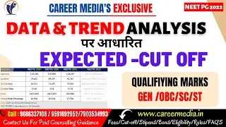 NEET PG 2022 Expected Qualifying Marks Cut-off for GEN/OBC/SC/ST/ Complete Data Analysis & Trend