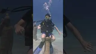 A unique family experience, trying scuba diving together at Green Bay, Cyprus