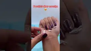 Beautiful designer silver nazariya 😍 #love #youtubeshorts #shortsviral