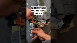 STIHL SETTING KARBURATOR HL94 PADU😱 #stihl