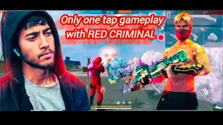Only one tap gameplay with RED CRIMINAL | OP craft land gameplay #gaming