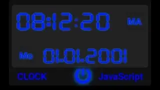 Часы на JavaScript - Clock on Java Script (HTML/CSS/JavaScript - Speed Coding)