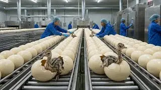 Ostrich Mega Factory: Ostrich Eggs Incubation Technology(Full Process) In USA