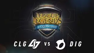 CLG vs. DIG - Week 9 Game 2 | NA LCS Summer Split | Team Dignitas vs. Counter Logic Gaming (2017)