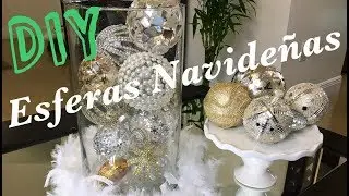 COMO DECORAR ESFERAS NAVIDEÑAS  / DIY ESFERAS ELEGANTE