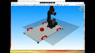 Astorino - simulation window - virtual scene