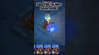 Max Mega Tesla Vs Max Hog Glider #clashofclans #clashersmit007 #reels #coc #viral #trending #shorts
