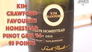 Kim Crawford Favourite Homestead Pinot Gris '14 93 Points