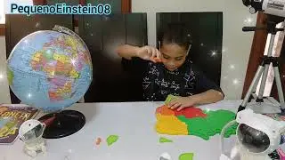 Montando o mapa do Brasil.