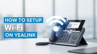 How to setup WiFi on VOIP Phones/ Yealink phones.