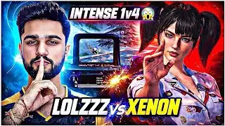 LOLZZZ GAMING V's STREAMER SQUAD 🥵☠️ BGMI PUBG by react king 