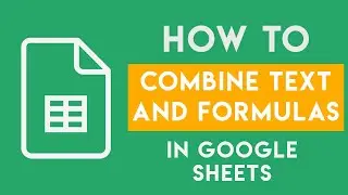 HOW TO COMBINE TEXT AND FORMULAS (IN THE SAME CELL)