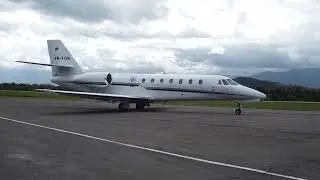 Cessna Citation Sovereign Takeoff at Angra dos Reis Brazil