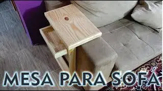 Como fazer mesa para sofá. (Suporte, bandeja, esteira)