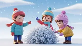 Melbury Bush in a Frosty Morning ❄️🌿 | Calm Nature Song for Kids | babylearningjoy