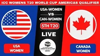 USA WOMEN vs CANADA WOMEN || CAN-W vs USA-W Live || ICC Women's T20 World Cup 2023 Qualifier Live