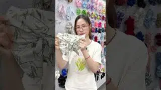 Mix & Match Colors | Square-Scarf Bow Scrunchies | Private Label OEM #factoryproducts