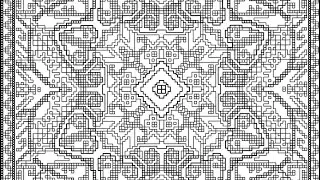 Color by Number Mandala Pixel Art Mosaic Pattern Stitching Zen Color app Online #coloringbook #focus