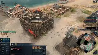 AOE4 The Beast Japanese, Zhu Legacy VS Tughlaq Dynasty, English Gameplay15