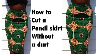 Easy pencil skirt tutorial | Dartless skirt tutorial