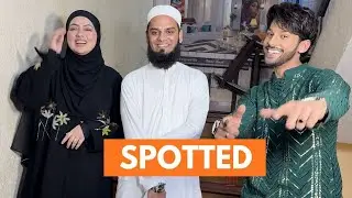 Baseer Ali, Mufti Anas & Sana Khan Spotted At Future Studio, Goregaon