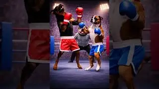 🥊 THE MUSCLE MATCH | ROTTY RIOT vs WILD BOXER 🐶