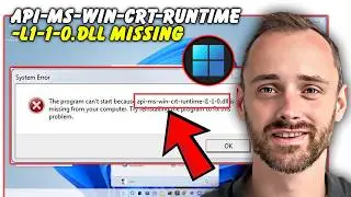 Universal CRT Error? Fix api-ms-win-crt-runtime-l1-1-0.dll Missing