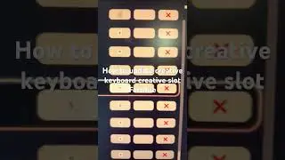 How to update creative keyboard creative slot Fortnite