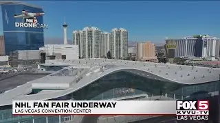 NFL Fan Fair underway at Las Vegas Convention Center