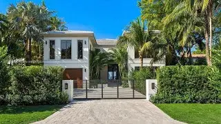 A Modern Mediterranean Waterfront Home on North Bay Road in Miami Beach FL #realestate #hometour