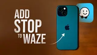 How to Add a Stop on Waze iPhone (tutorial)