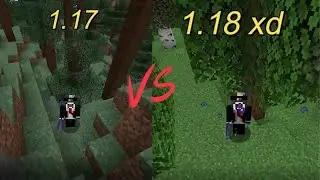 mining straight down Minecraft 1.17 vs 1.18