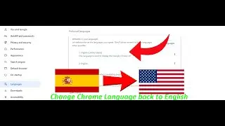 How to Change Google Chrome Language from Spanish to English