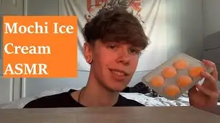 ASMR Eating LITTLE MOONS Mochi Ice Cream (Soft, sticky eating sounds)