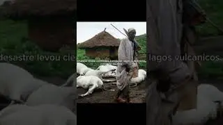 Lago Nyos, localizado em Camar&otilde;es, EUA. Ele foi respons&aacute;vel pela morte de 1.700 pessoas e animais.