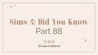 Sims 4: Did You Know? Part 88 | Freely Move Objects | Alt/Option | #nocc #shorts #tutorial #sims4