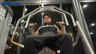 MuqriBlue's GYM Vlogs #2 - I did a 28kg chest press for 3 minutes