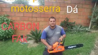 MINHA PRIMEIRA MOTOSSERRA DA CARBON FAK