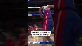 &iexcl;Mate de molino de Ron Holland en el contragolpe! 💪