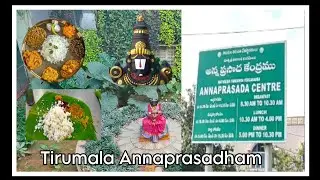 Tirumala Annaprasadham Centre Breakfast, Lunch and Dinner morning 8:30am to 10:30pm #tirumala #vlog