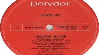 Level 42 - Lessons In Love - (12 &ldquo; Remix )