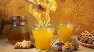 TURMERIC GINGER TEA | Weight Loss Tea | Immunity Boosting Tea | Cinnamon, Honey And Black Papper Tea