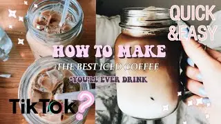 BEST ICED LATTE EVER | VEGAN OATMILK