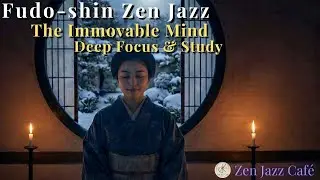 Fudo-Shin Zen Jazz | Deep Focus & Study - The Immovable Mind　(Shakuhachi x Bass)　Zen Jazz Cafe