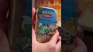 Open cute Paldea Pok&eacute;mon card tin with me? ☺️